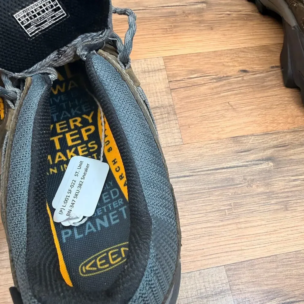 Keen Targhee II men Size 9  Brown Hiking Shoes Waterproof Outdoors Trails